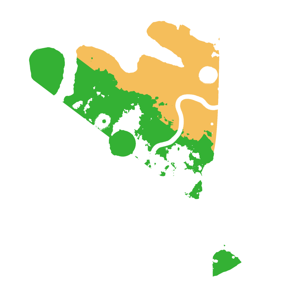 Biome Rust Map: Procedural Map, Size: 3000, Seed: 1577603132
