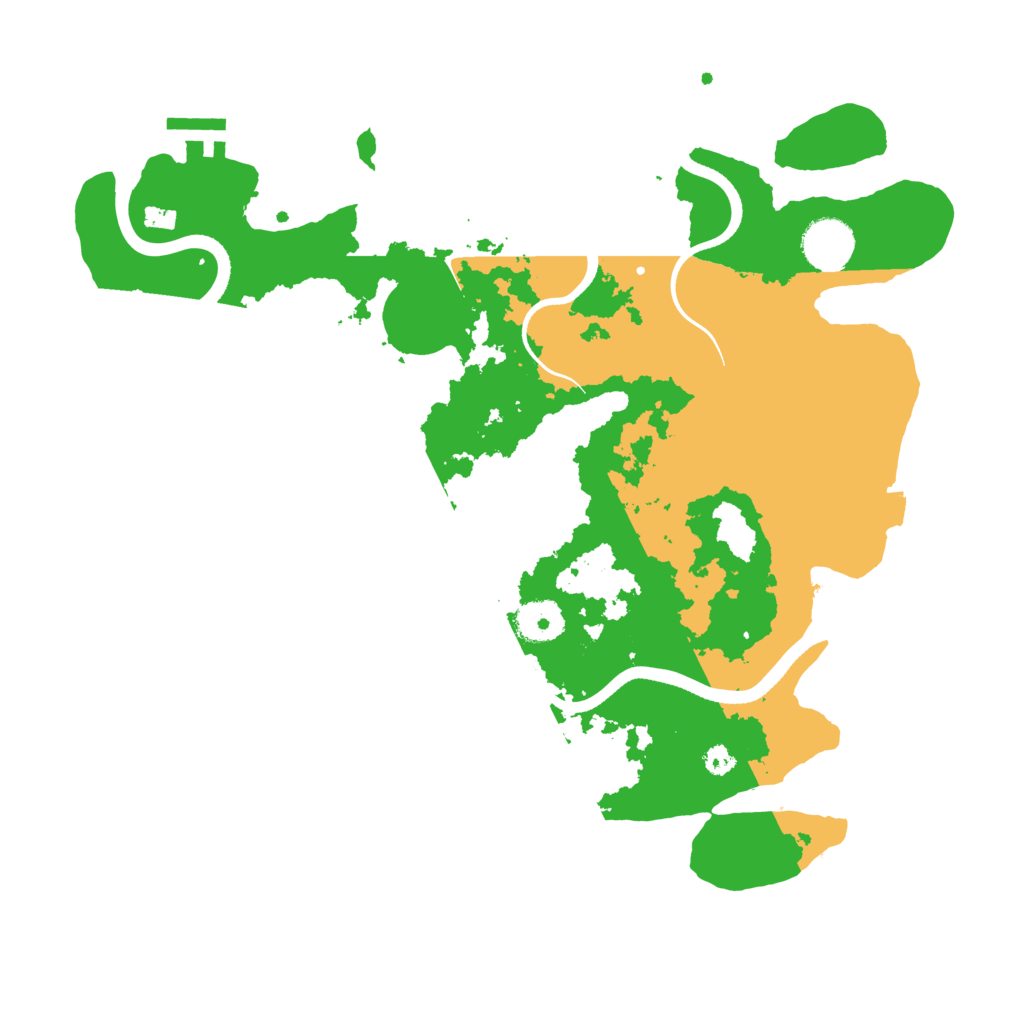Biome Rust Map: Procedural Map, Size: 3500, Seed: 1523961664