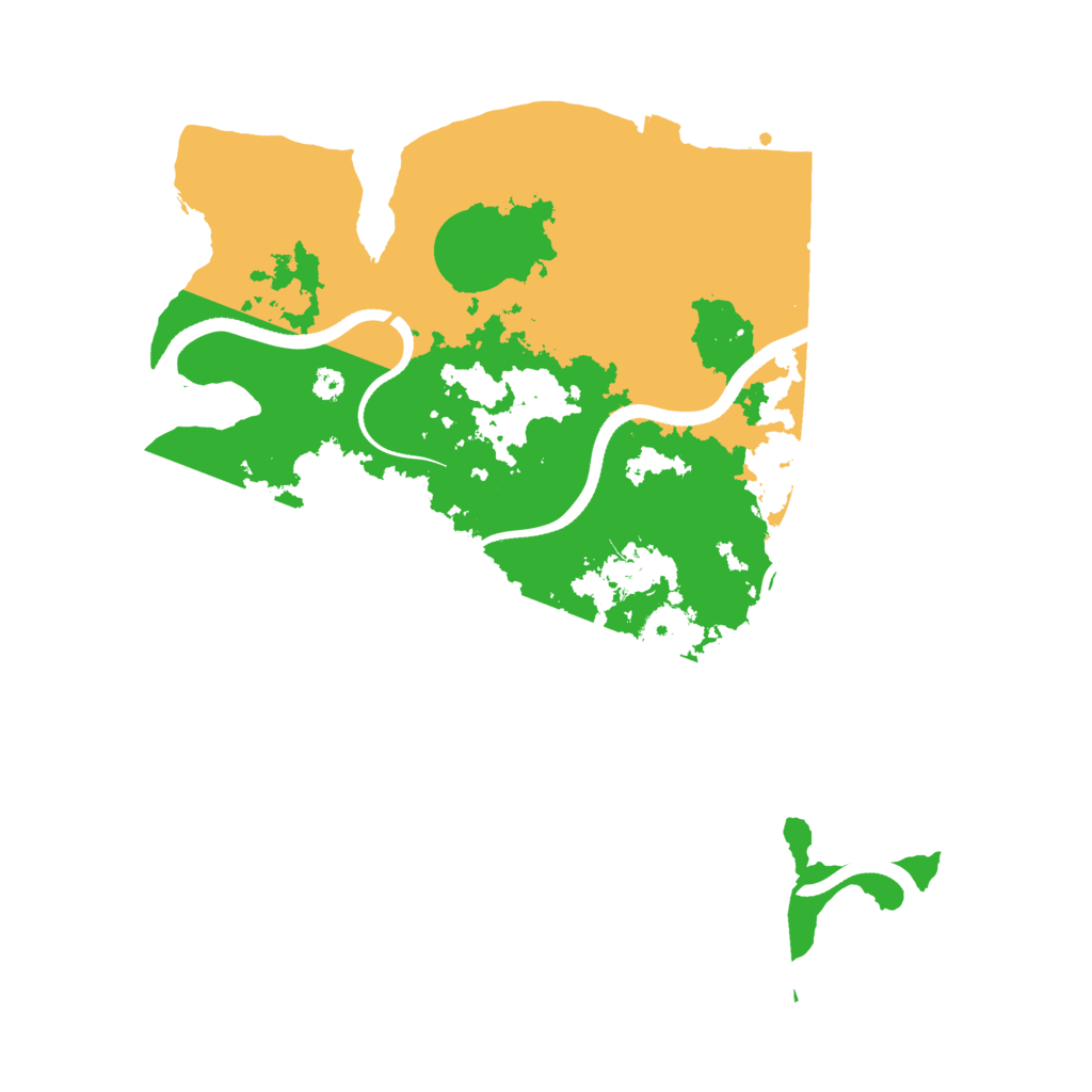 Biome Rust Map: Procedural Map, Size: 3500, Seed: 377596208