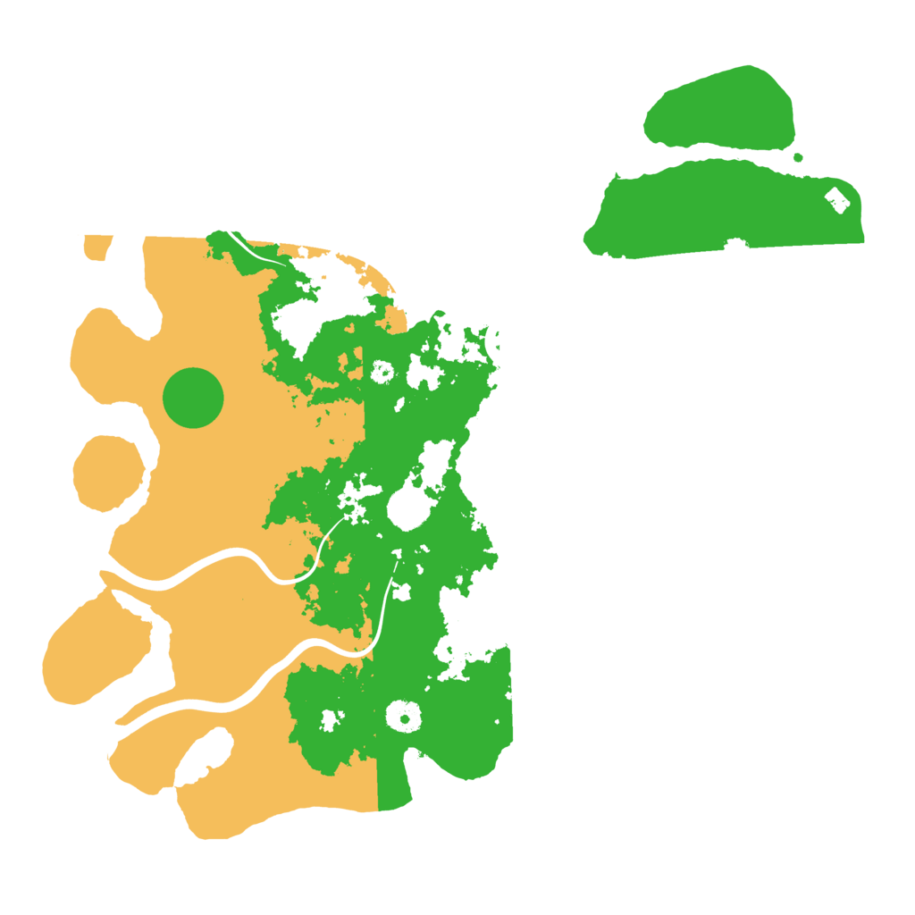 Biome Rust Map: Procedural Map, Size: 3970, Seed: 56774