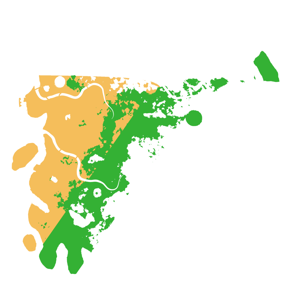 Biome Rust Map: Procedural Map, Size: 5000, Seed: 1676167767
