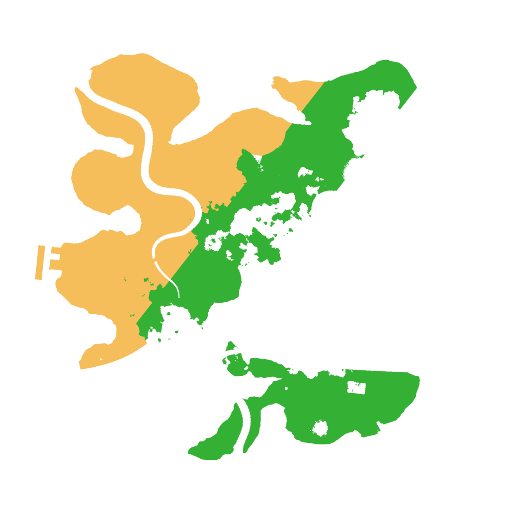 Biome Rust Map: Procedural Map, Size: 3000, Seed: 726880065