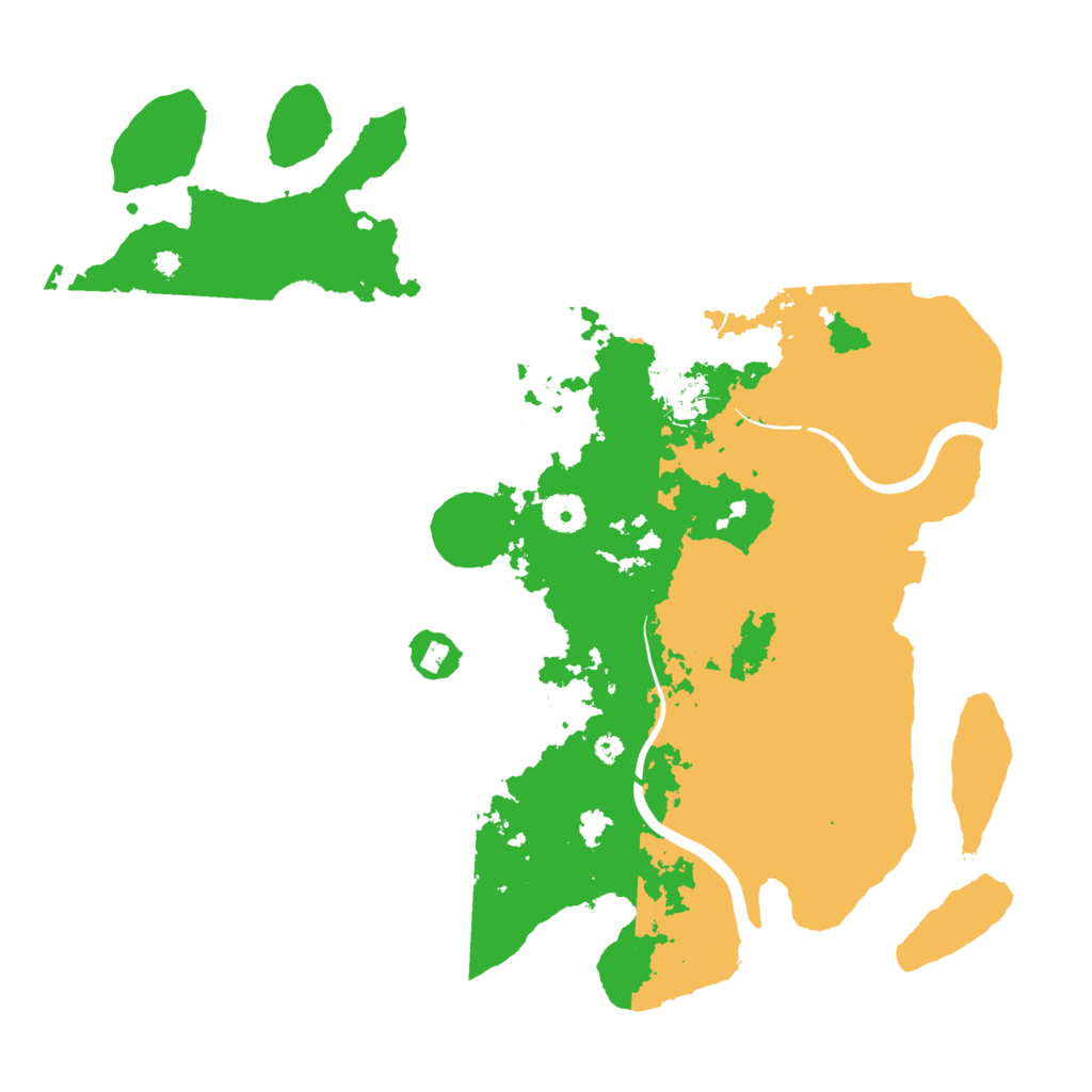 Biome Rust Map: Procedural Map, Size: 3900, Seed: 245341701