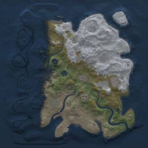 Thumbnail Rust Map: Procedural Map, Size: 3800, Seed: 582393533, 14 Monuments