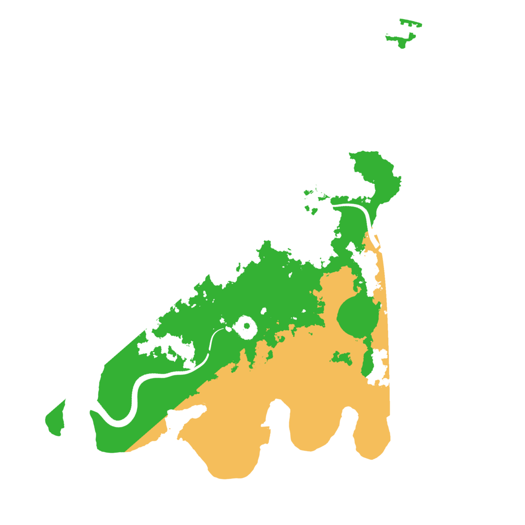 Biome Rust Map: Procedural Map, Size: 3500, Seed: 1111893802