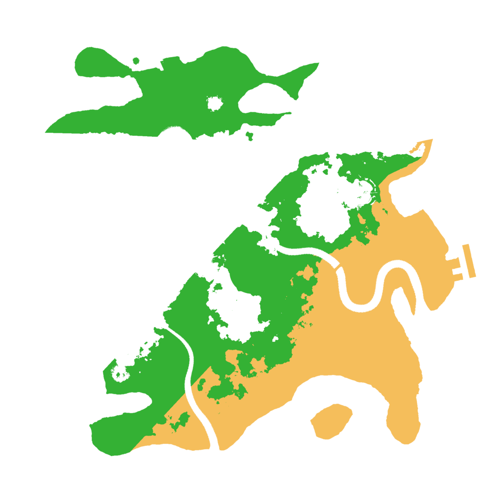 Biome Rust Map: Procedural Map, Size: 3000, Seed: 2199