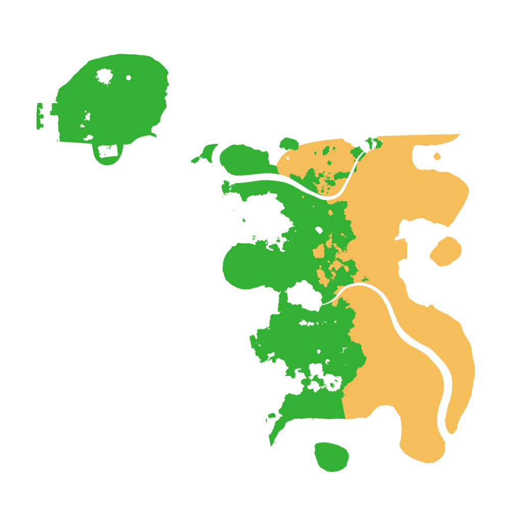 Biome Rust Map: Procedural Map, Size: 3000, Seed: 25785