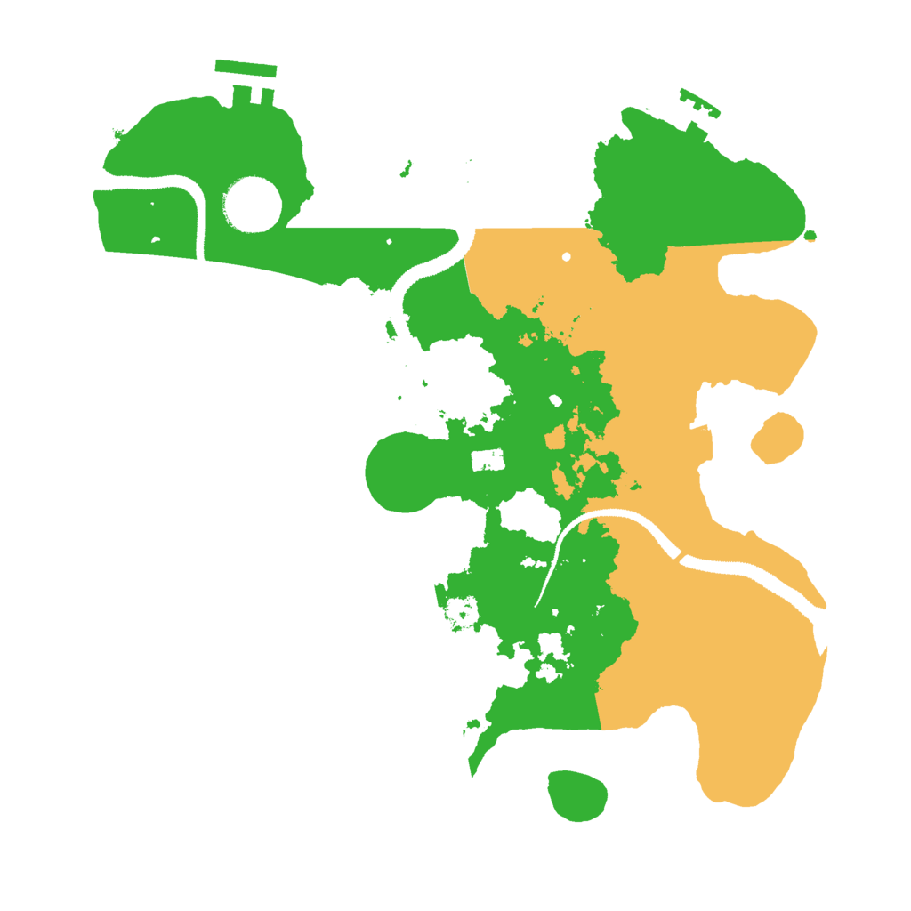 Biome Rust Map: Procedural Map, Size: 3000, Seed: 25785