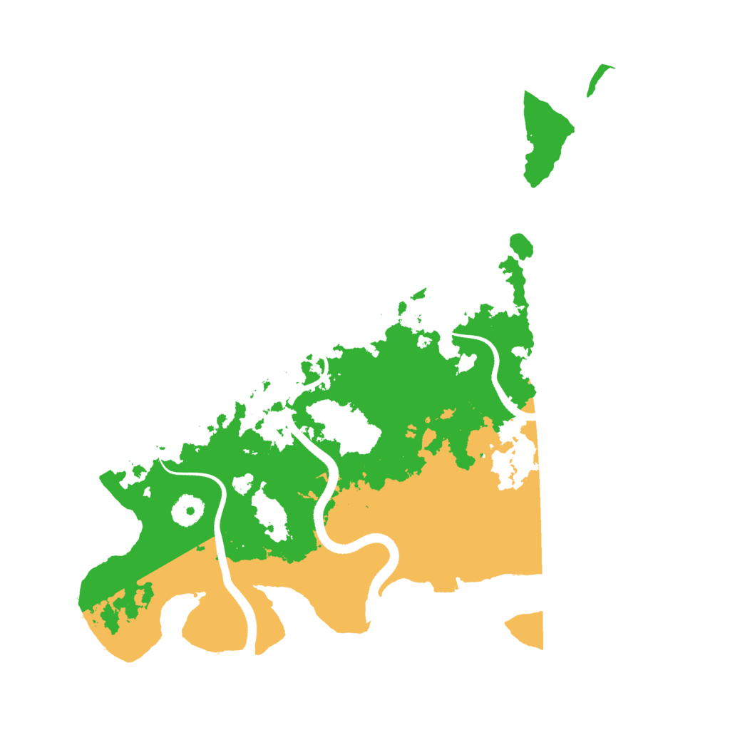 Biome Rust Map: Procedural Map, Size: 3500, Seed: 1168356721