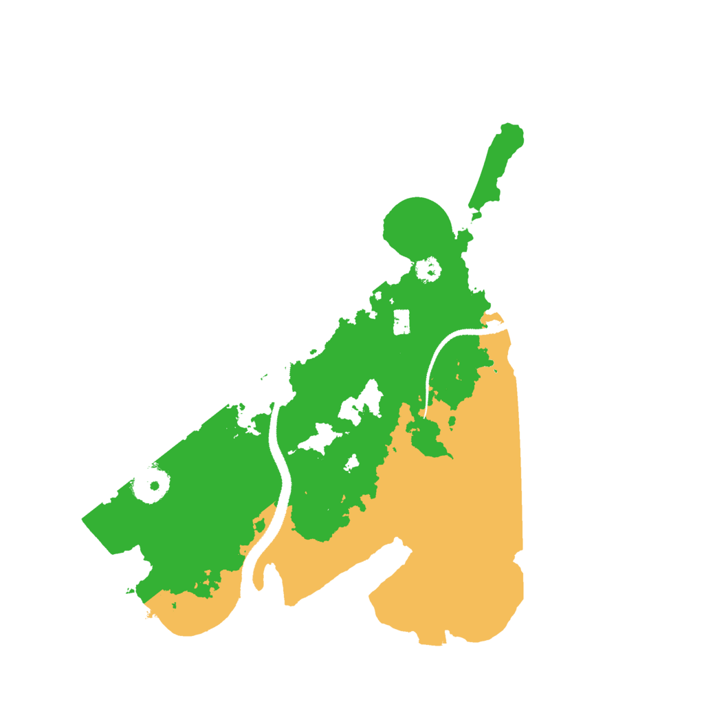 Biome Rust Map: Procedural Map, Size: 3000, Seed: 1063603017