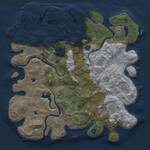 Thumbnail Rust Map: Procedural Map, Size: 4500, Seed: 684761956, 17 Monuments