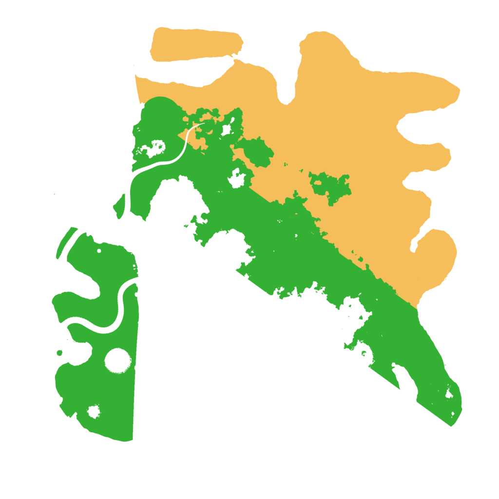 Biome Rust Map: Procedural Map, Size: 3500, Seed: 807563174