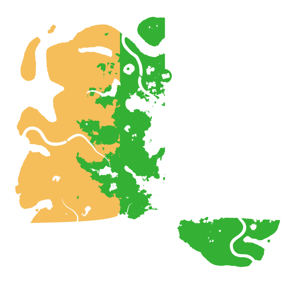 Biome Rust Map: Procedural Map, Size: 4200, Seed: 245961