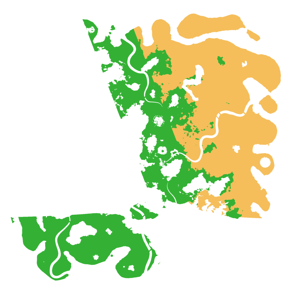 Biome Rust Map: Procedural Map, Size: 5000, Seed: 8274895