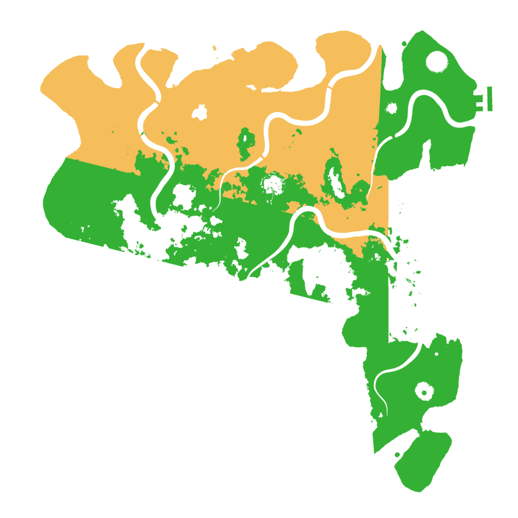 Biome Rust Map: Procedural Map, Size: 4250, Seed: 848970562