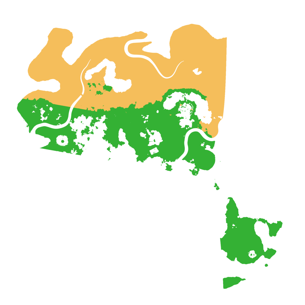 Biome Rust Map: Procedural Map, Size: 4000, Seed: 6384