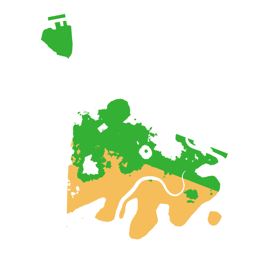 Biome Rust Map: Procedural Map, Size: 3000, Seed: 12715