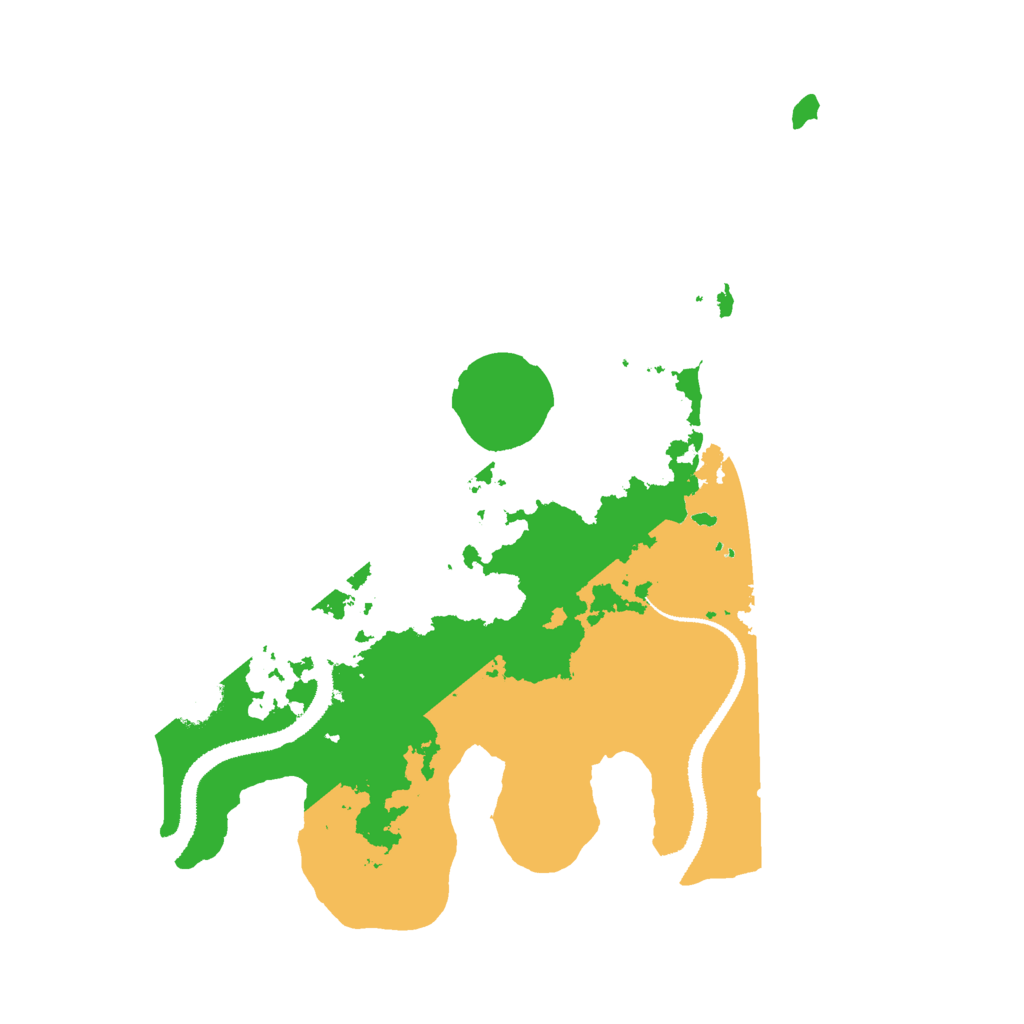 Biome Rust Map: Procedural Map, Size: 3000, Seed: 28295