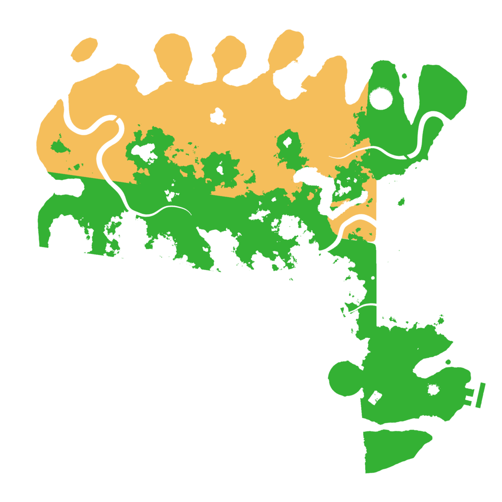 Biome Rust Map: Procedural Map, Size: 4000, Seed: 1821130283