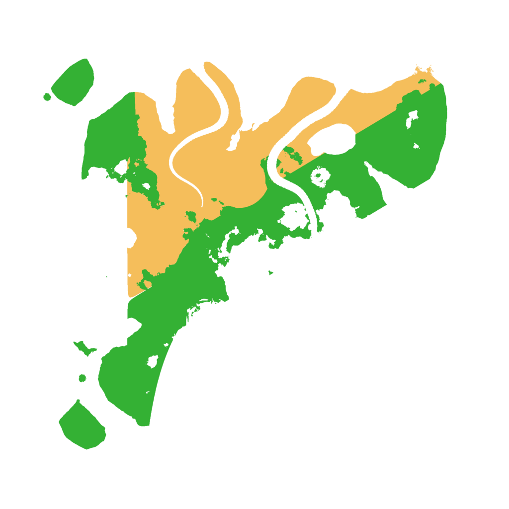 Biome Rust Map: Procedural Map, Size: 2700, Seed: 18972