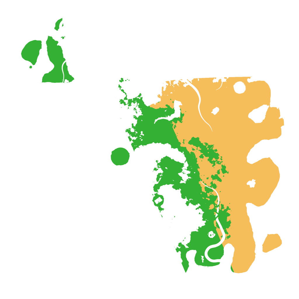 Biome Rust Map: Procedural Map, Size: 4500, Seed: 664976594