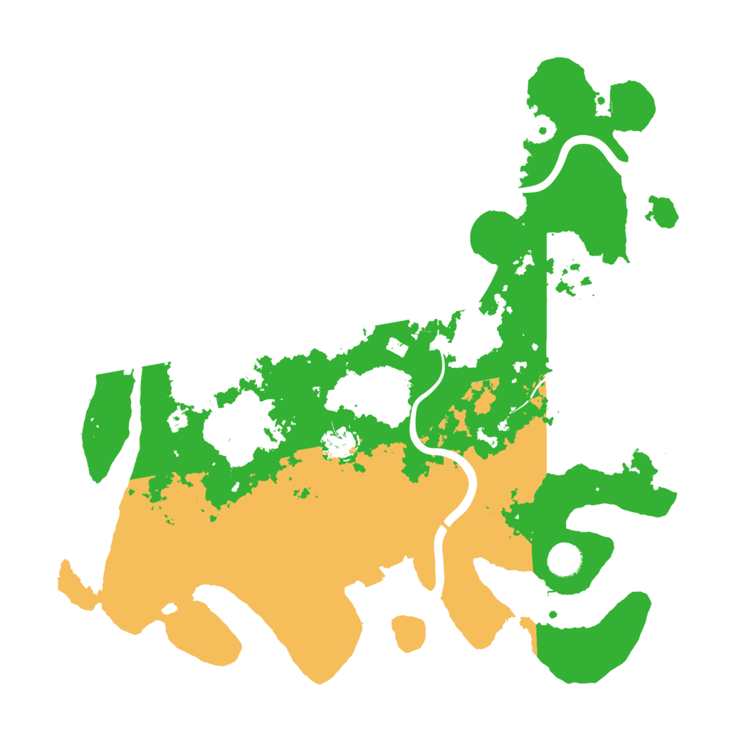 Biome Rust Map: Procedural Map, Size: 3800, Seed: 116850589