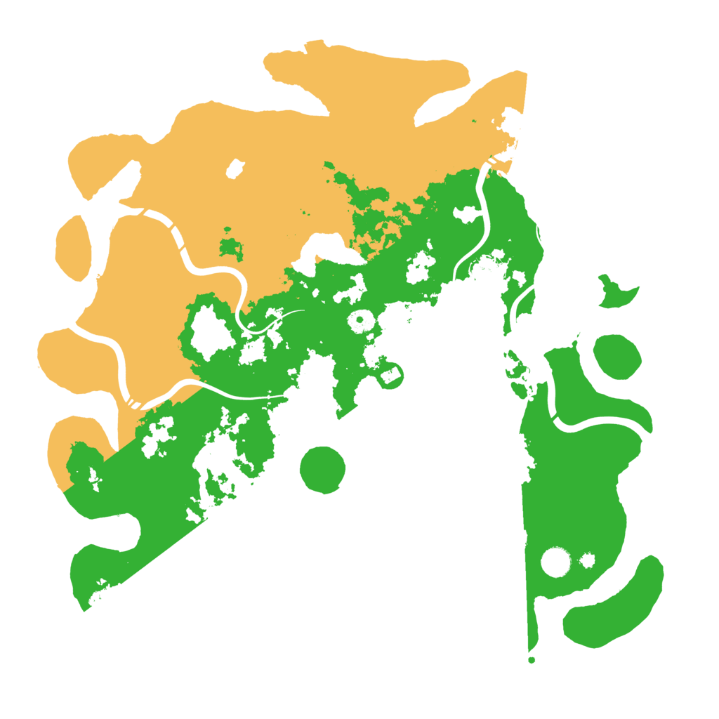 Biome Rust Map: Procedural Map, Size: 4250, Seed: 1825639525