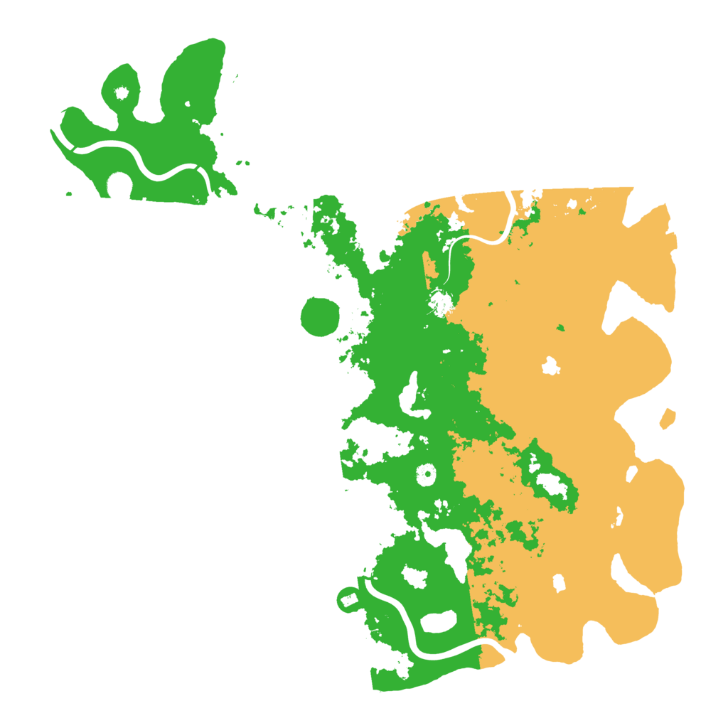 Biome Rust Map: Procedural Map, Size: 5000, Seed: 83402