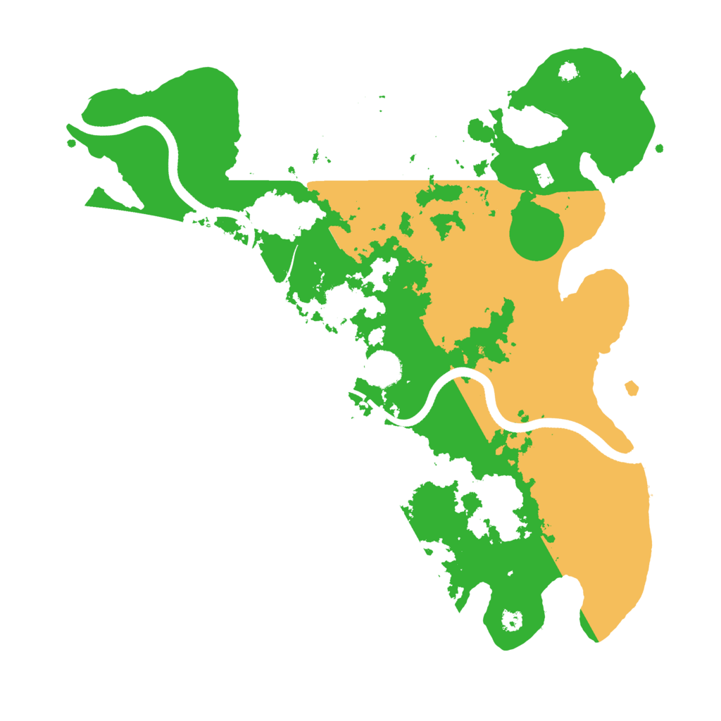 Biome Rust Map: Procedural Map, Size: 3500, Seed: 1741203867