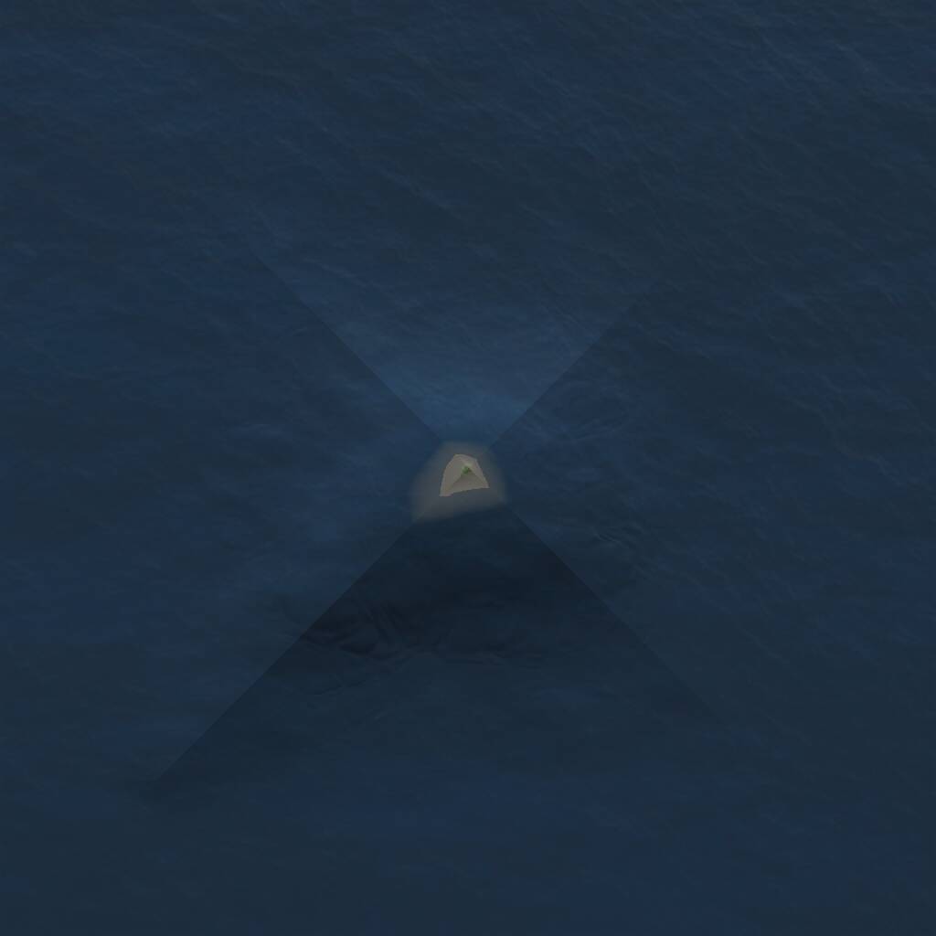 Rust Map: Procedural Map, Size: 1000, Seed: 12972394, 1 Monuments