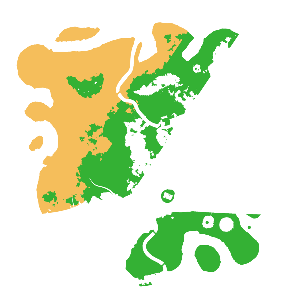 Biome Rust Map: Procedural Map, Size: 3564, Seed: 466310247