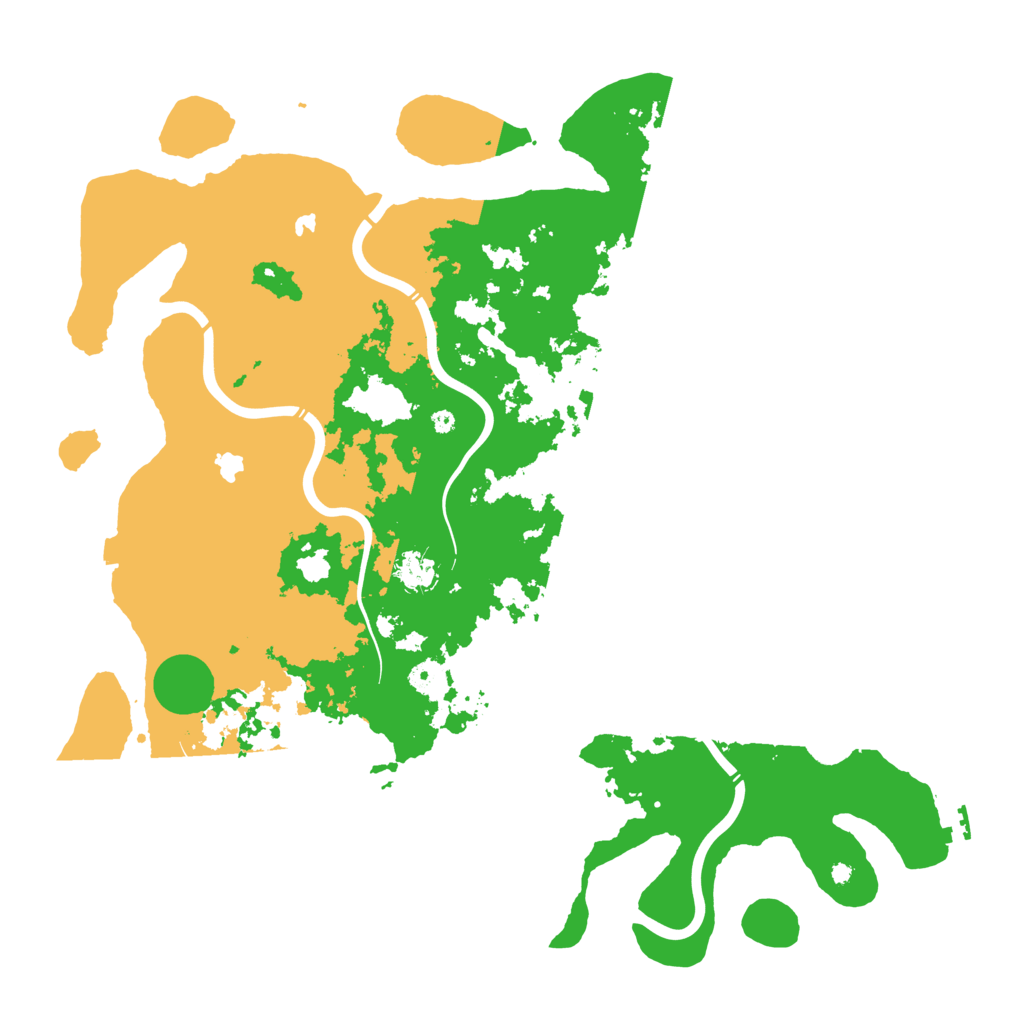 Biome Rust Map: Procedural Map, Size: 4500, Seed: 438379349