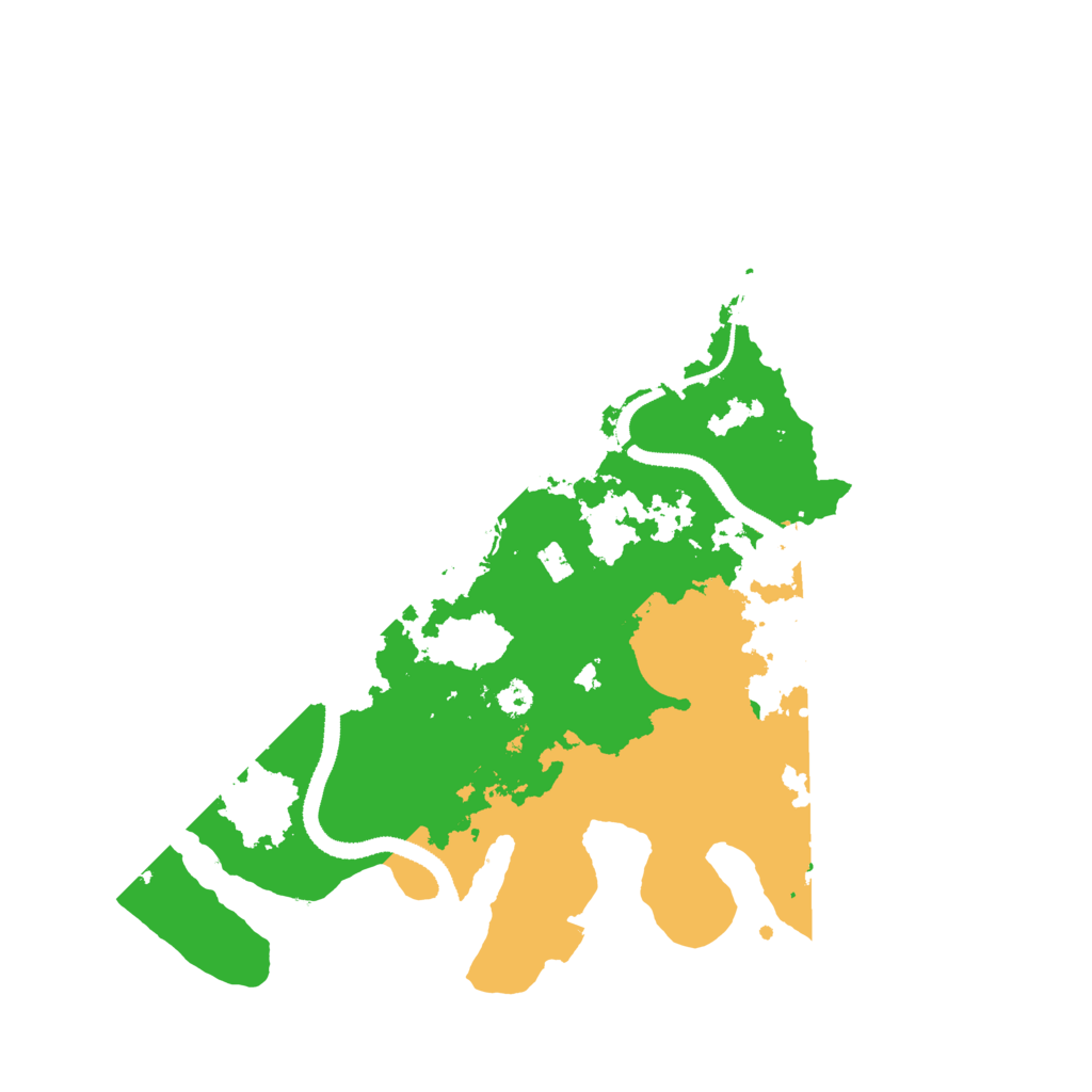 Biome Rust Map: Procedural Map, Size: 3200, Seed: 12892304