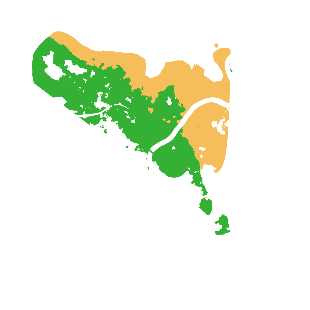 Biome Rust Map: Procedural Map, Size: 3000, Seed: 319902659