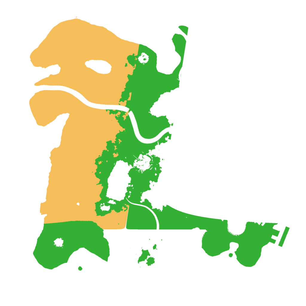 Biome Rust Map: Procedural Map, Size: 3000, Seed: 11592793
