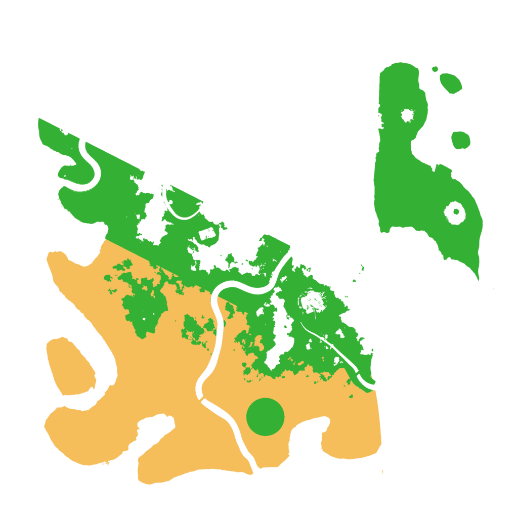 Biome Rust Map: Procedural Map, Size: 3600, Seed: 2040