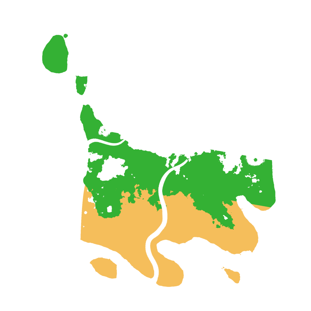 Biome Rust Map: Procedural Map, Size: 3000, Seed: 1750393295