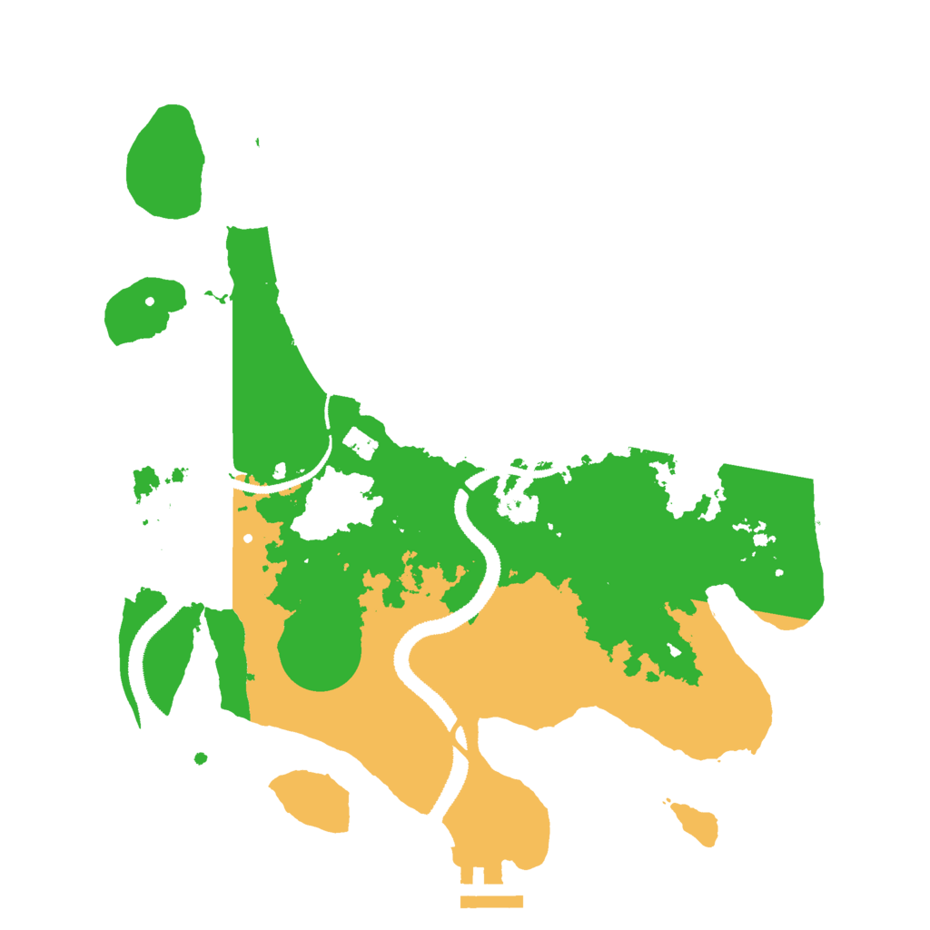 Biome Rust Map: Procedural Map, Size: 3000, Seed: 1750393295