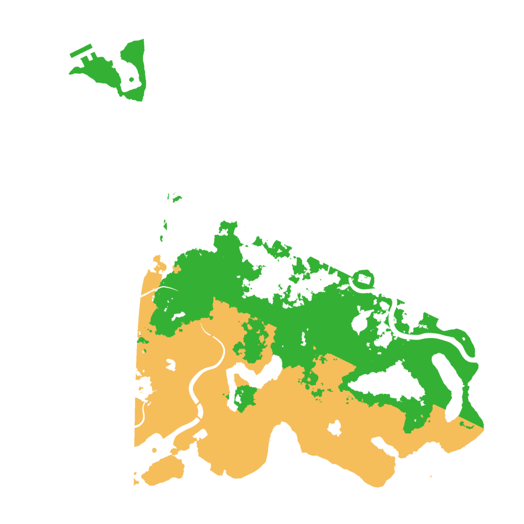 Biome Rust Map: Procedural Map, Size: 4500, Seed: 319590576