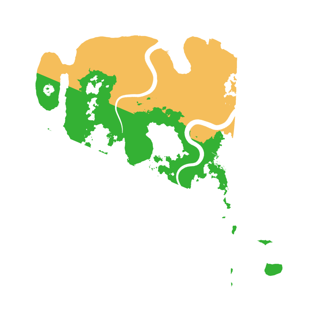 Biome Rust Map: Procedural Map, Size: 3000, Seed: 1091383730