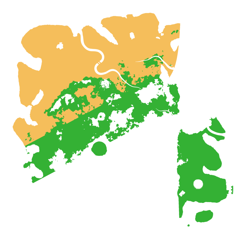 Biome Rust Map: Procedural Map, Size: 4500, Seed: 644886460