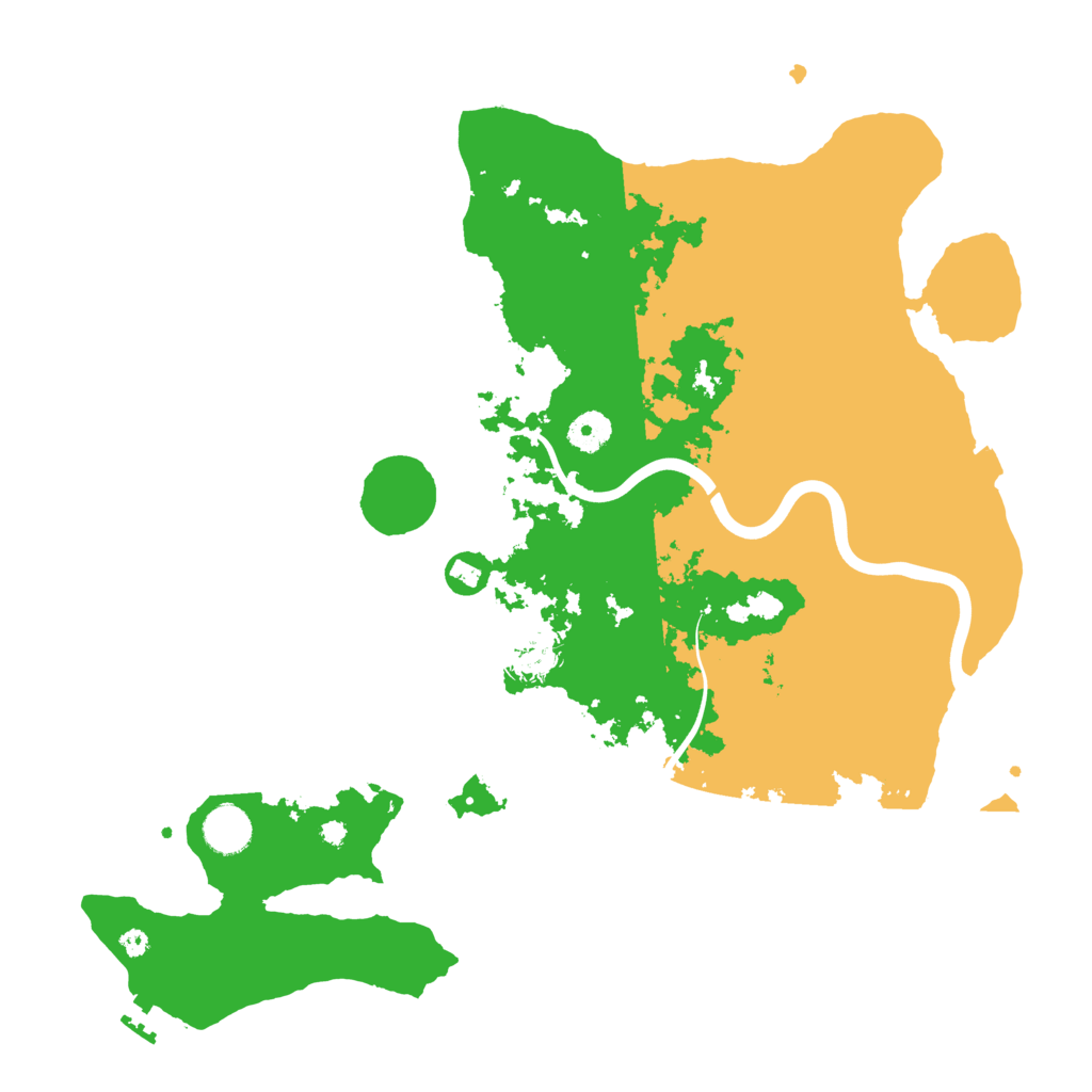 Biome Rust Map: Procedural Map, Size: 3993, Seed: 1441133105