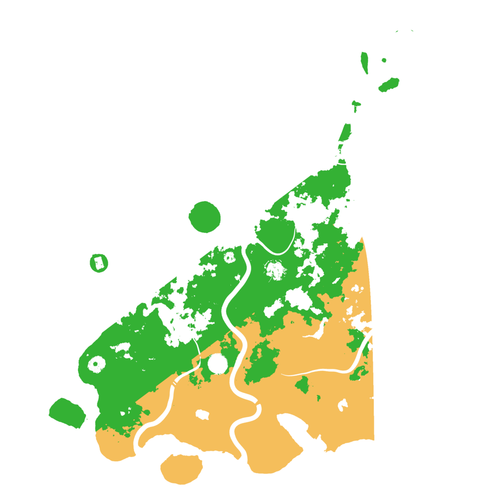 Biome Rust Map: Procedural Map, Size: 4500, Seed: 210752605