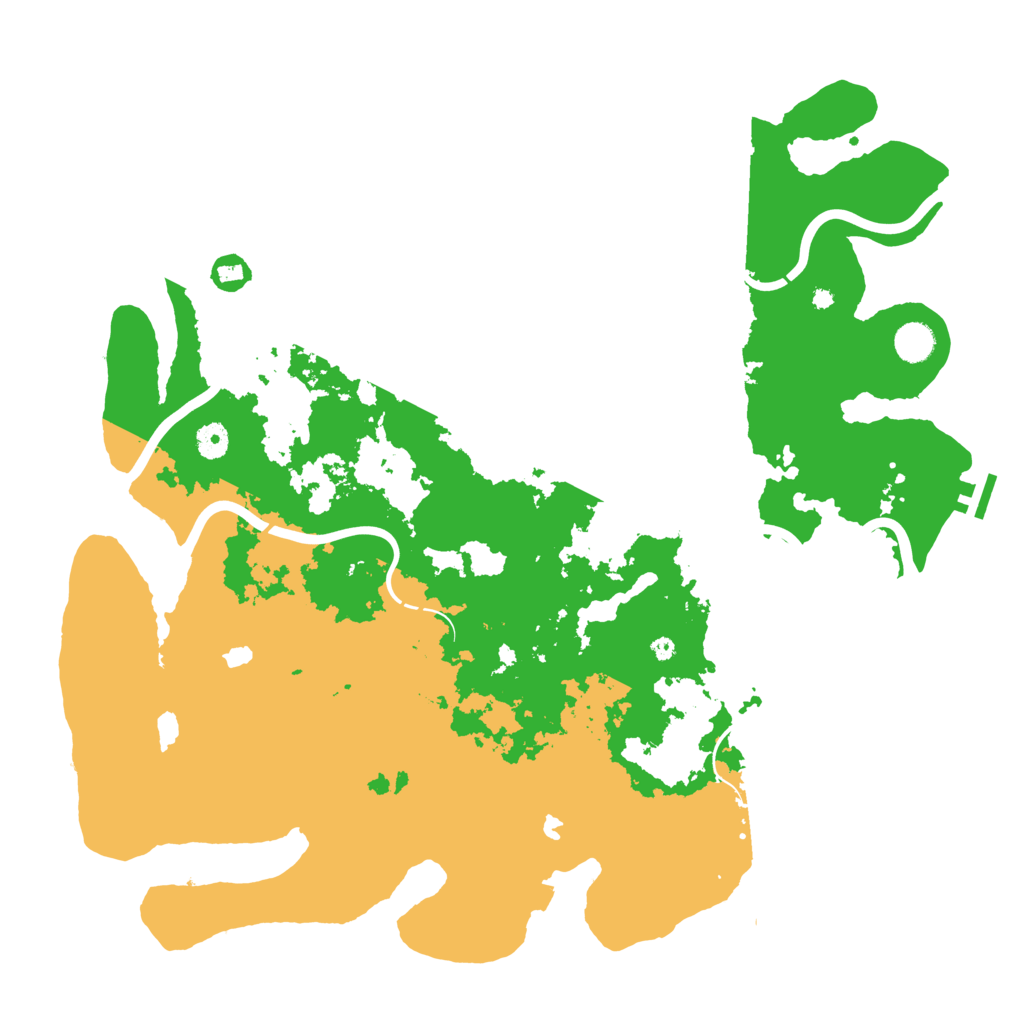 Biome Rust Map: Procedural Map, Size: 4500, Seed: 511461302
