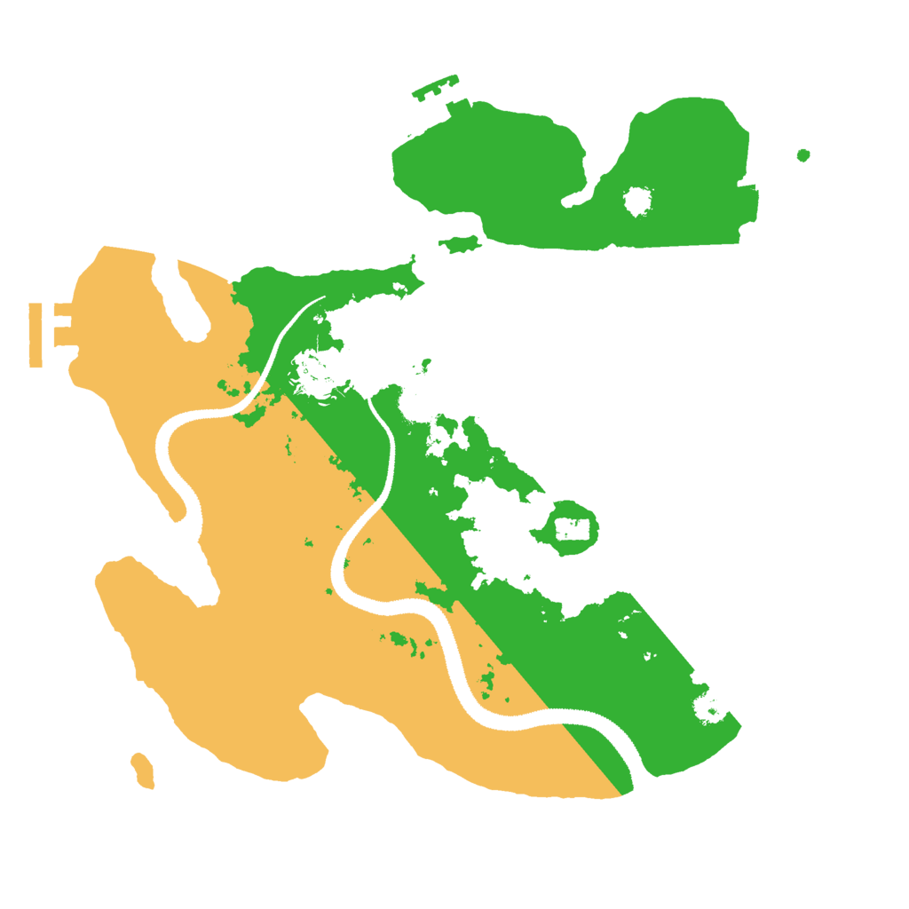 Biome Rust Map: Procedural Map, Size: 2850, Seed: 517459578