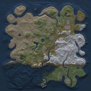 Thumbnail Rust Map: Procedural Map, Size: 4250, Seed: 4482348, 15 Monuments