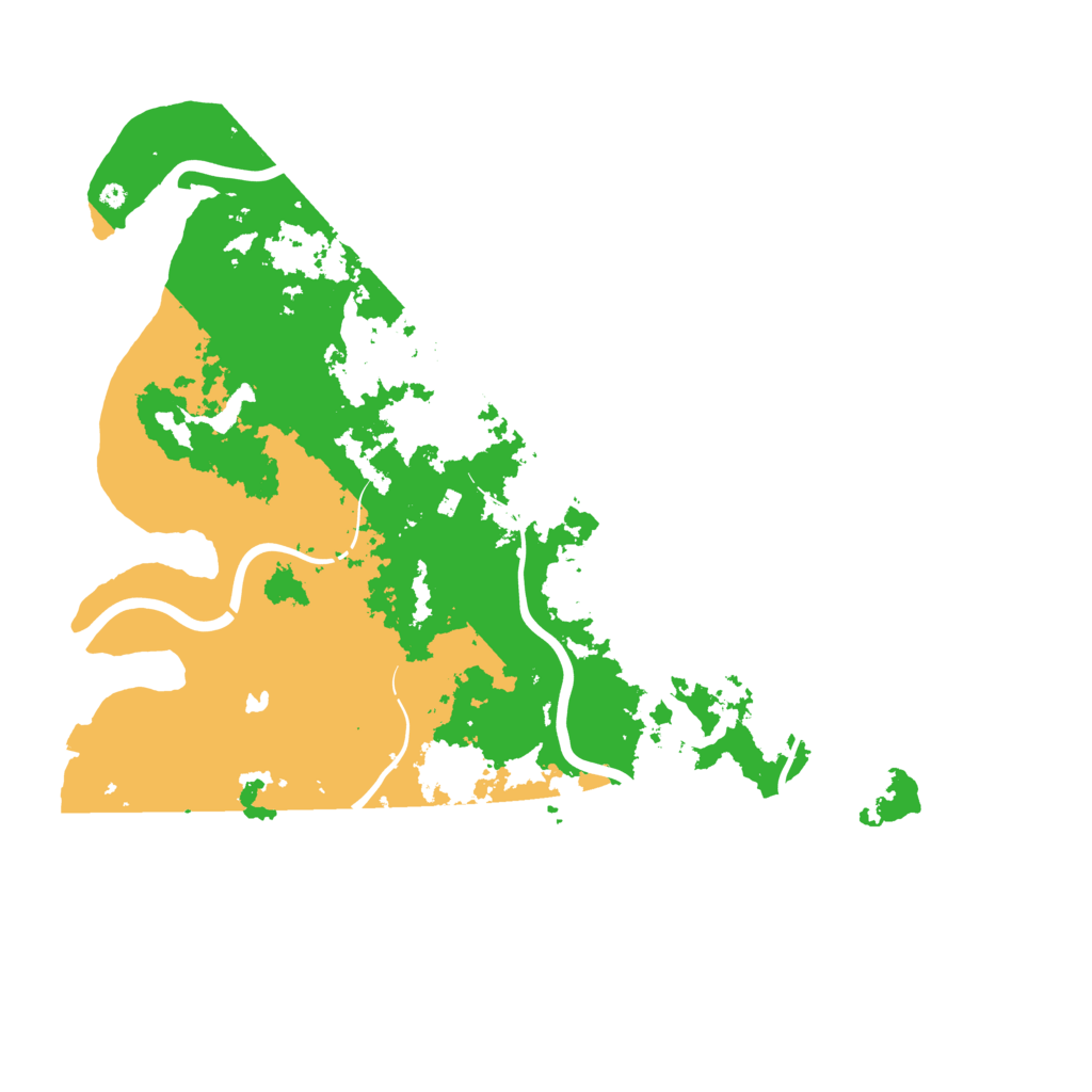 Biome Rust Map: Procedural Map, Size: 4500, Seed: 935611505