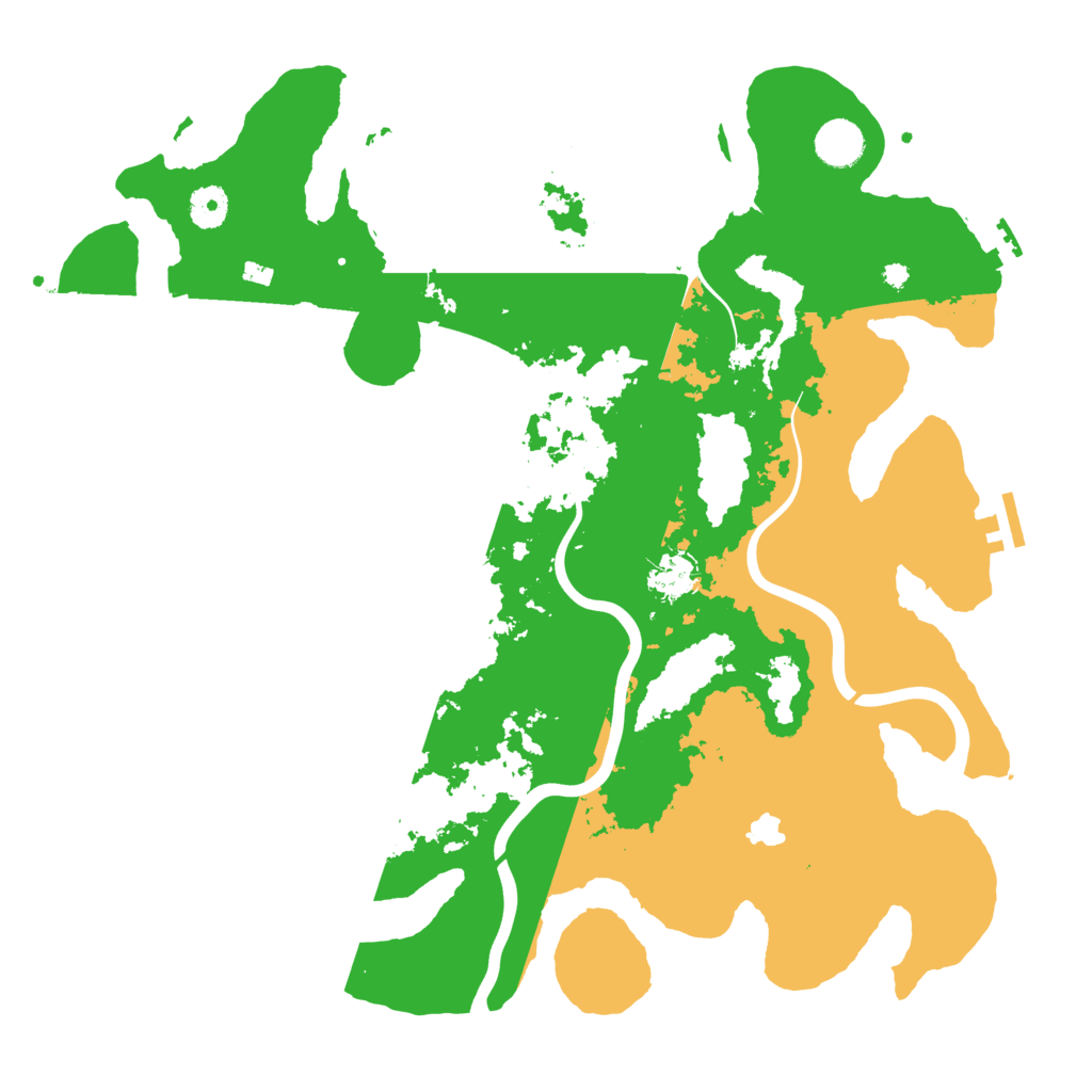 Biome Rust Map: Procedural Map, Size: 4000, Seed: 887477742