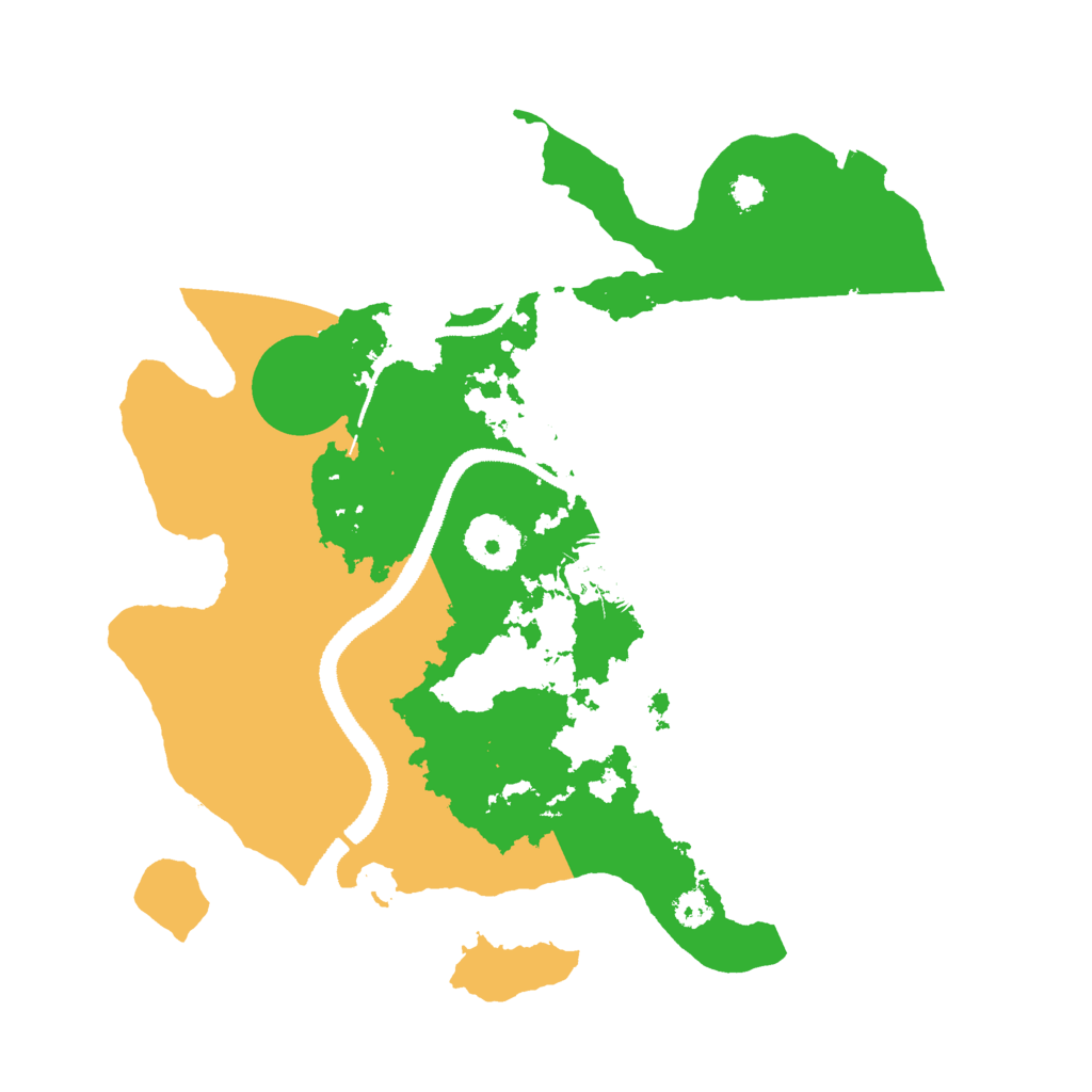 Biome Rust Map: Procedural Map, Size: 3000, Seed: 2117185248