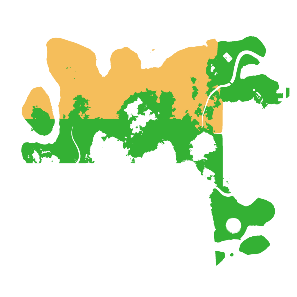 Biome Rust Map: Procedural Map, Size: 3500, Seed: 1152569004